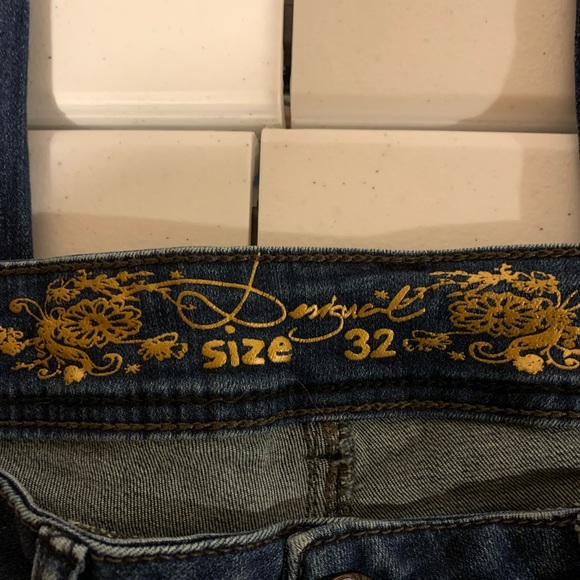 Desigual Women’s Size 32x32 Mid Rise Straight Leg Jeans Medium Wash - Picture 2 of 9